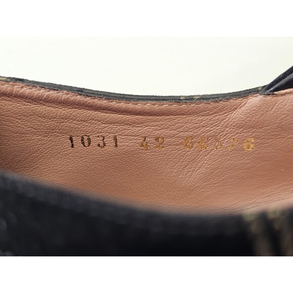 BEAUTIFEEL 42 Cella Suede Patent Leather Lace Up Sneakers Shoes Comfort - Picture 7 of 9